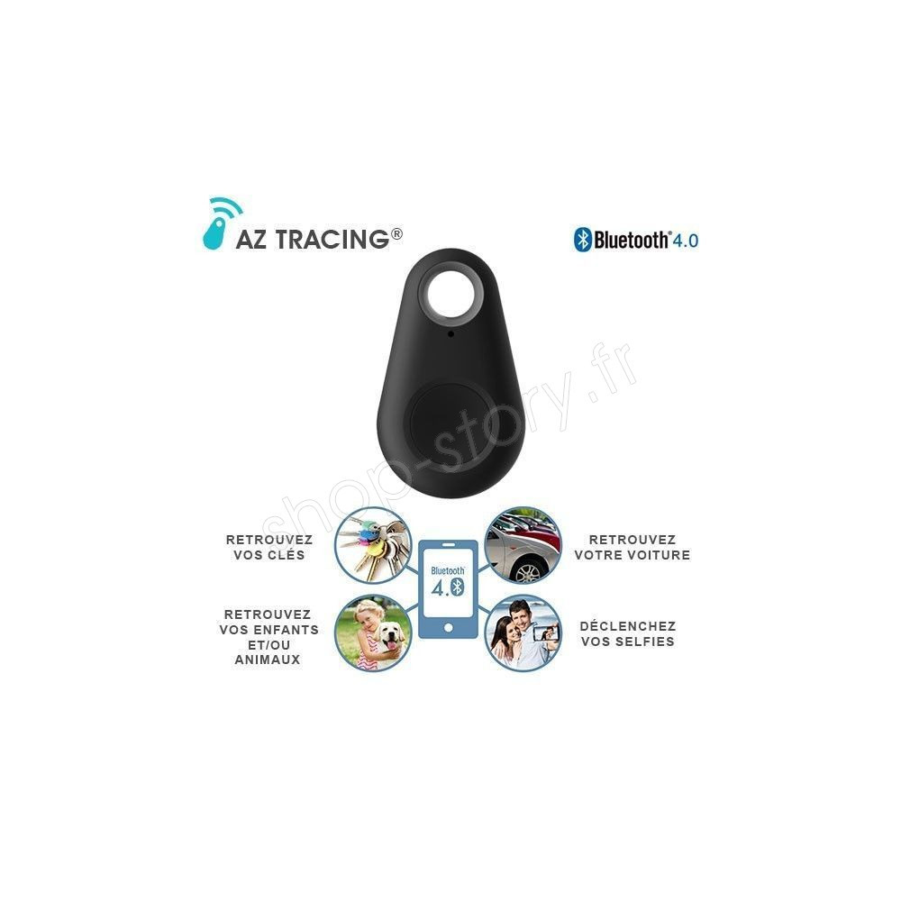 Porte-Clés Connecté Traceur Bluetooth Universel Anti-Perte Smartphone AZ TRACING