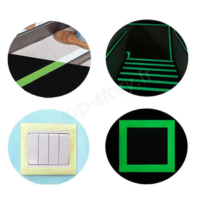 Ruban Adhésif Phosphorescent Pour Pêche De Nuit – 100 Cm – Brille Dans Le Noir Jusqu'à 8h