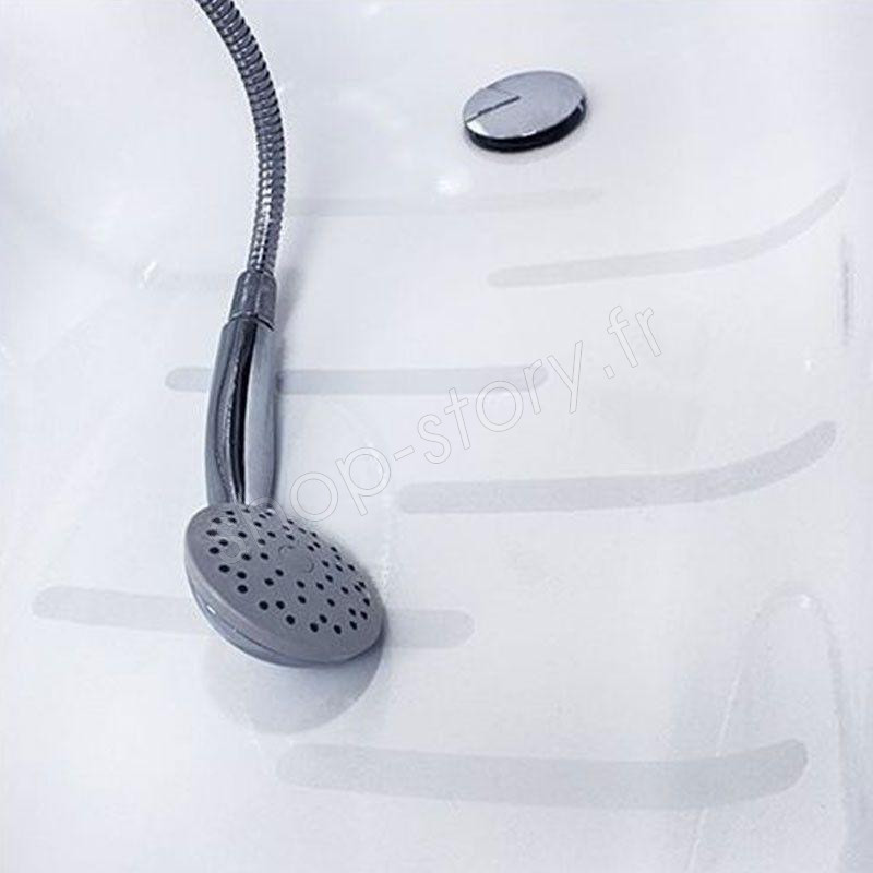 20 bandes adhésives antidérapantes transparentes pour baignoire / douche