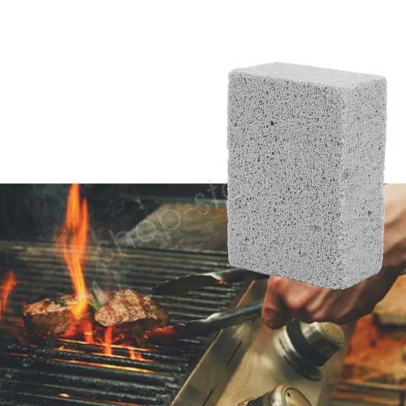 Pierre de brique de nettoyage de plaque de gril de barbecue, bloc de gril  de pierre ponce