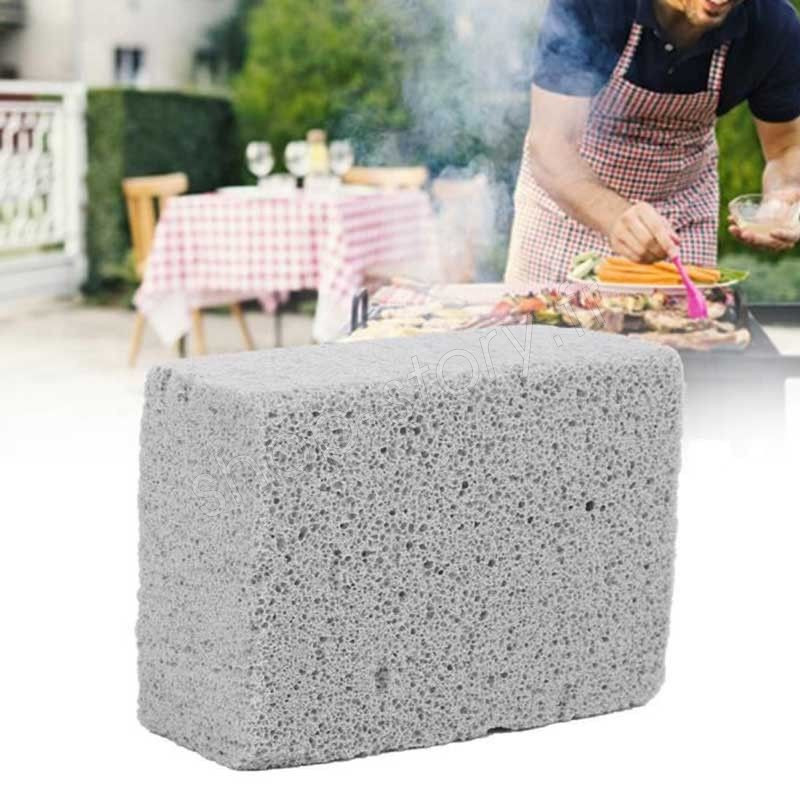 Barbecue en pierre ponce Relaxdays - lot de 3 - pierre abrasive - four à  pierre de