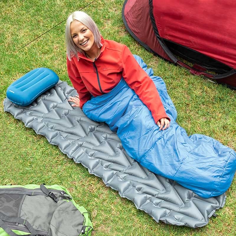 Coussin de dossier gonflable pour dormir, soulever les jambes, utilisation  au lit, voyage, camping : : Cuisine et Maison