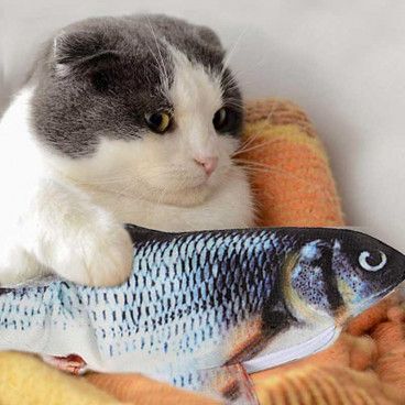 FLIPPITYFISH : Jouet Poisson Interactif et Dansant Inédit pour Chats et Chiens