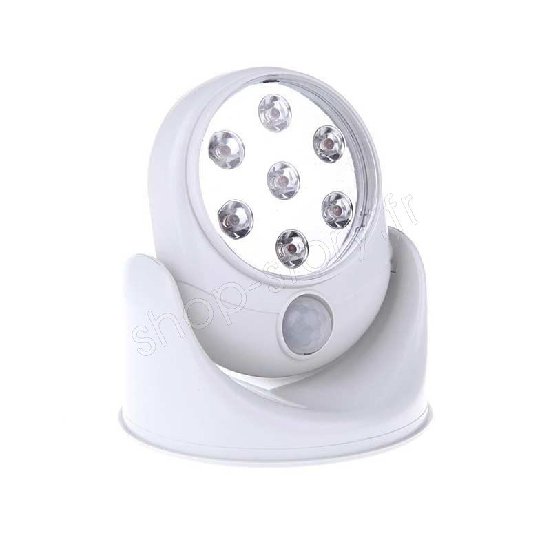 Lampe LED avec Détecteur de Mouvement Pivotante 360°