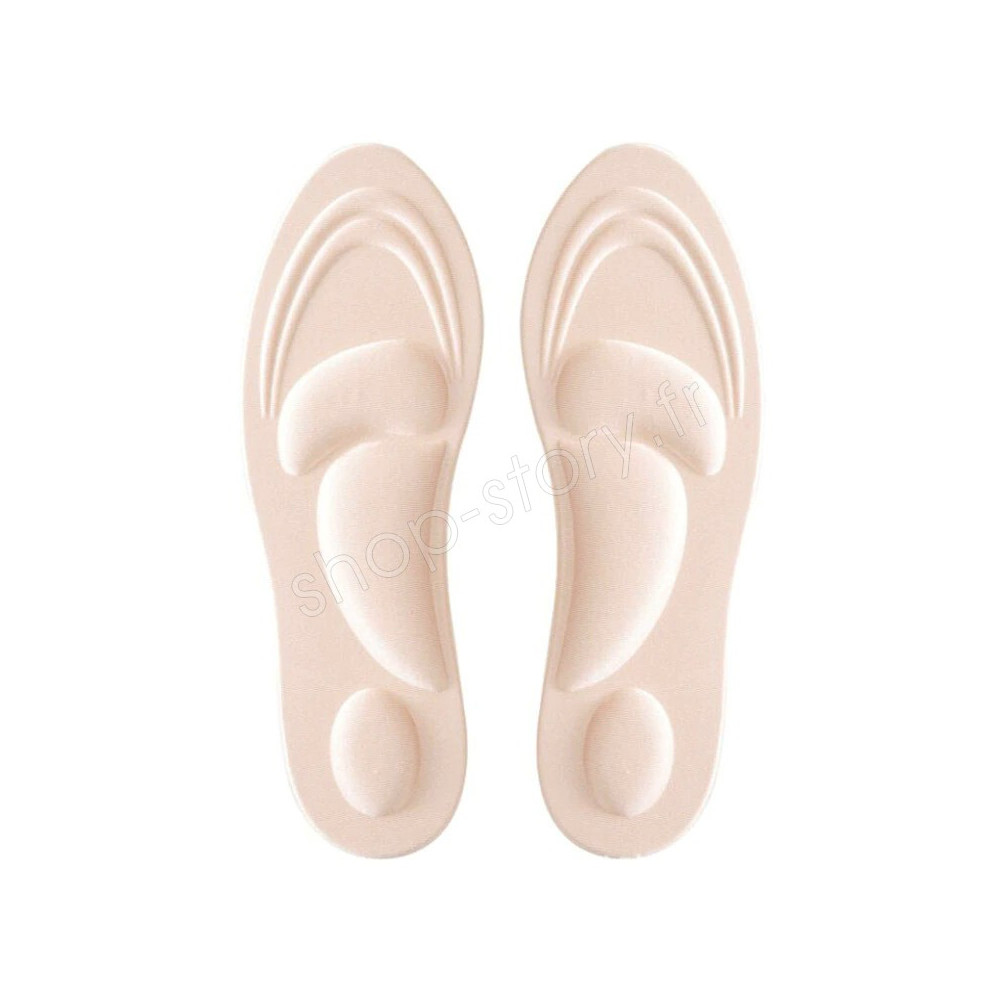 4D INSOLE : Semelles Orthopédiques à Mémoire de Forme