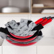 Lot De 2 Protections En Feutrine Pour Poêles Et Casseroles – Gris, 38x38 Cm – Anti-rayures, Découpable – Fackelmann
