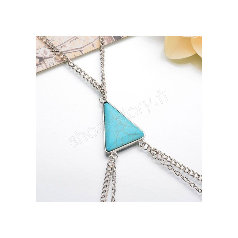 Chaine de Corps Femme Hippie Chic pour Plage Printemps Ete Bijoux 