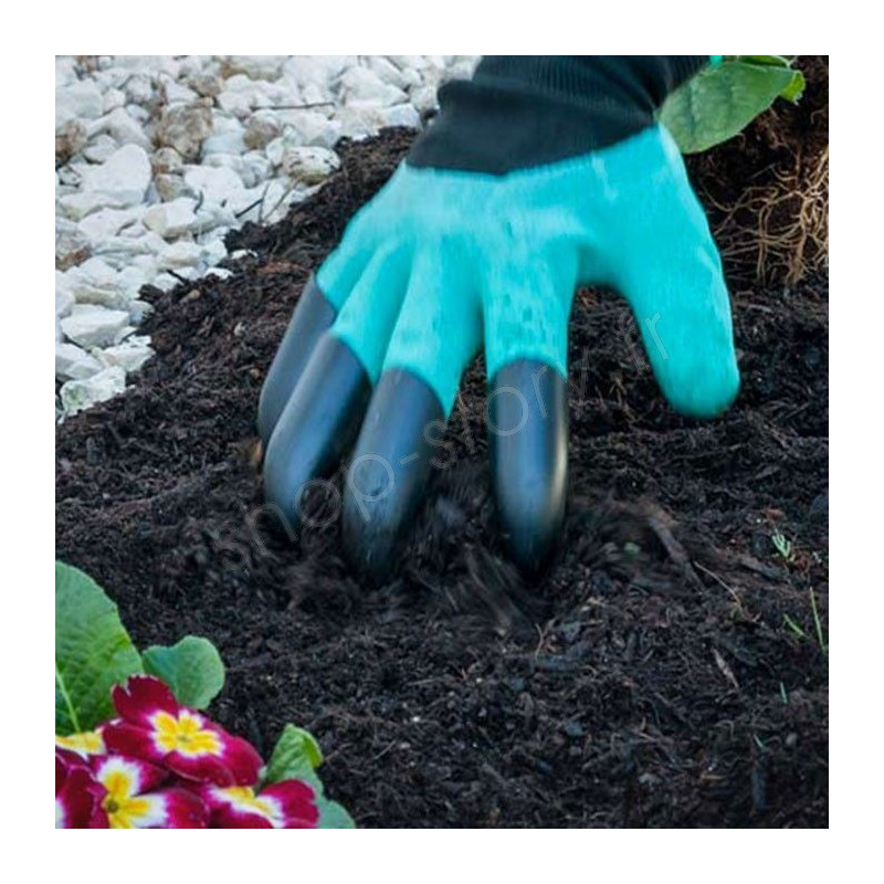 Gants De Jardinage Avec Griffes - 2 Paires Imperméables, Griffes Intégrées Pour Creuser Et Planter Sans Outils