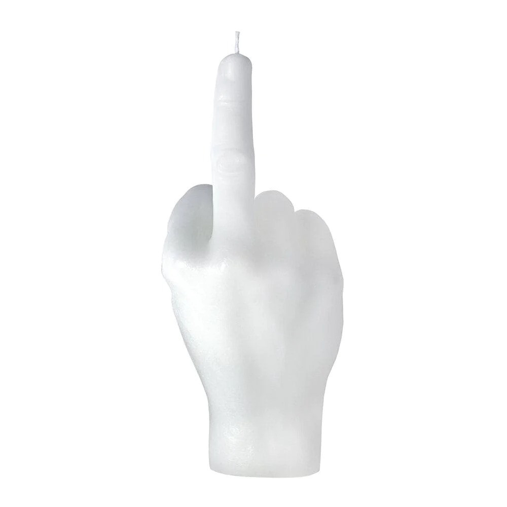 Middle Finger Candle : Bougie Parfumée et Originale en Forme de Doigt d'Honneur