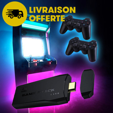 Console de Jeux Rétro avec 2 Manettes Sans Fil - RETRO GAME STICK