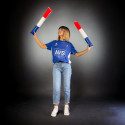 Paire de bâtons gonflables tap tap Air Bang pour applaudir bleu/blanc/rouge tricolore France