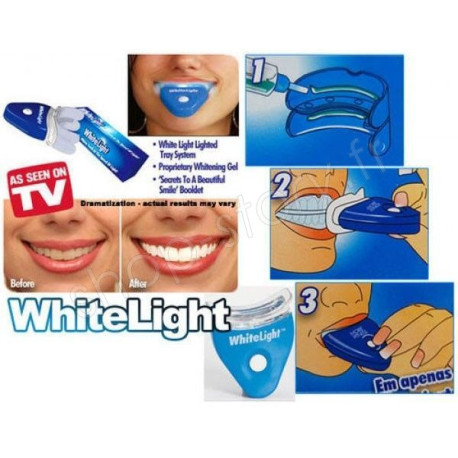 Kit de blanchiment dentaire white light pour des dents blanches
