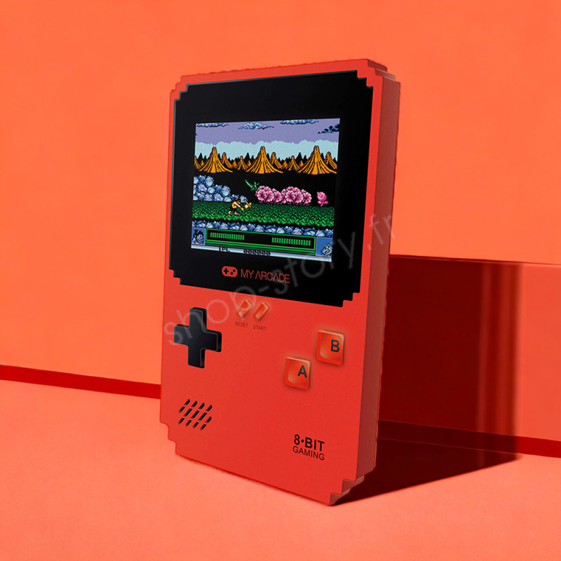 Console Portable Rétro Avec 300 Jeux - Écran 3 Pouces, Batterie Rechargeable, Extension Par Carte TF, Bleue