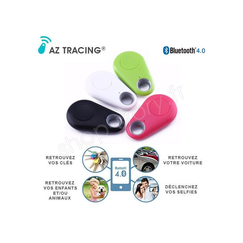 Smart Tag Wireless Bluetooth Tracker pour sac enfant, portefeuille et  trouveur de clés de voiture