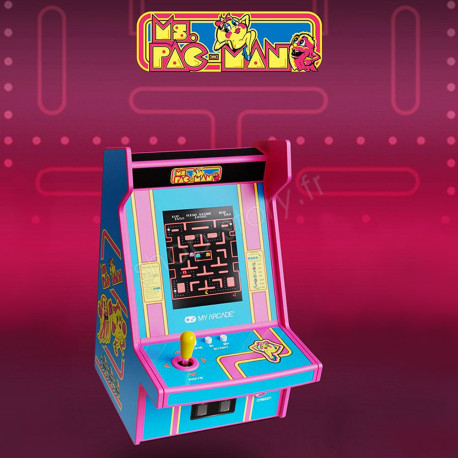 Mini Borne d'Arcade Ms. Pac-Man™ - My Arcade