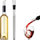 Refroidisseur de Vin 2-en-1 Bâton de Refroidissement et Aérateur en Acier Inoxydable avec Bec Verseur Intégré