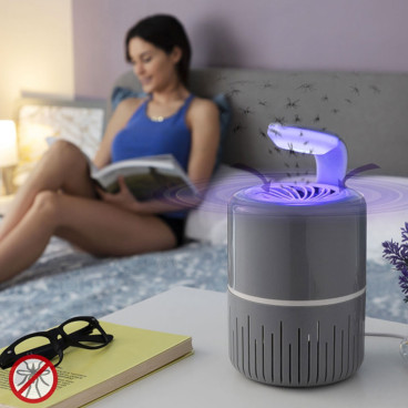 KLDRAIN : Lampe Anti-Moustiques à Aspiration Silencieuse avec LED UV