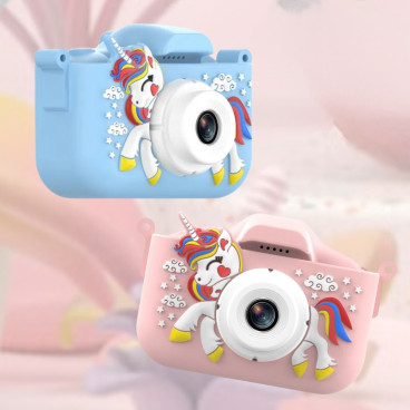 Appareil Photo Numérique Licorne pour Enfants 1080P