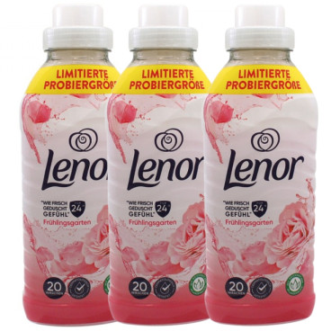 Pack Adoucissants LENOR Rose Fleurs de Printemps - 60 à 120 lavages