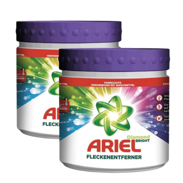 Pack de 2 ou 4 Détachants ARIEL en Poudre pour le Linge de Couleurs