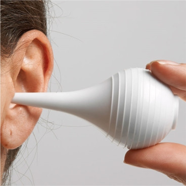 Poire de Lavement pour Oreilles Anti-Cerumen Lavable pour Adultes et Enfants