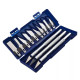 Set de Cutter de Précision avec 10 Lames Interchangeables et Boîte de Rangement pour Loisirs Créatifs