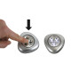 Lot de 3 Lampes LED à Poussoir sans Fil - Facile à Installer