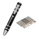 Stylo Tournevis Multifonctions de Precision 10 en 1 Magnetique et Portable