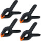 Pack de 4 Pinces à Ressort en Nylon Robuste Serre-Joint Polyvalent Pour Bricolage - Ouverture 50mm