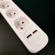 Bloc Multiprise 5 Prises avec USB et Interrupteur