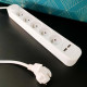 Bloc Multiprise 5 Prises avec USB et Interrupteur