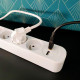 Bloc Multiprise 5 Prises avec USB et Interrupteur
