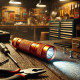 Mini Lampe Torche Compacte en Aluminium avec 9 LEDs
