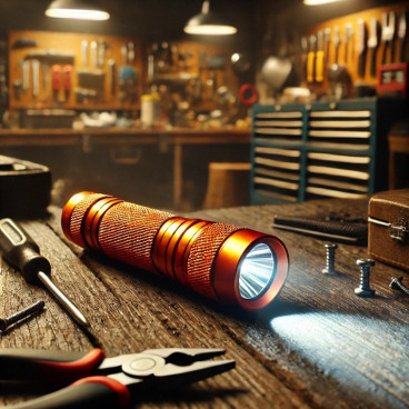 Mini Lampe Torche Compacte en Aluminium avec 9 LEDs