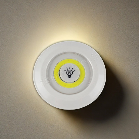 Lampe Poussoir LED COB Sans Fil pour Intérieur et Extérieur