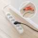 Bloc Multiprise 6 Prises avec Interrupteur 230V 16A