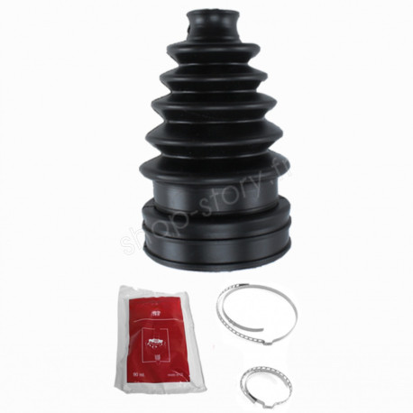 Kit Soufflet de Cardan Universel avec Colliers et Graisse de Montage