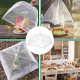 Cloche Alimentaire Pliable en Maille pour Protection Anti-Insectes et Conservation des Aliments