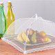 Cloche Alimentaire Pliable en Maille pour Protection Anti-Insectes et Conservation des Aliments