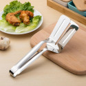 Pince à Frire de Cuisine en Acier Inoxydable Multifonction pour Viande au Barbecue et Plancha