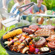 Pince à Frire de Cuisine en Acier Inoxydable Multifonction pour Viande au Barbecue et Plancha