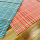 Lot de 4 Sets de Table en Bambou - Résistants et Faciles à Nettoyer