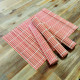 Lot de 4 Sets de Table en Bambou - Résistants et Faciles à Nettoyer