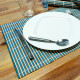 Lot de 4 Sets de Table en Bambou - Résistants et Faciles à Nettoyer