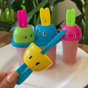 Lot de 4 Moules à Glace Réutilisables en Forme de Lapin Démoulage Facile