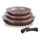 Set de 3 poêles Arthur Martin 20-24-28 cm tous feux avec poignée