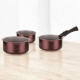Set de 3 Casseroles Grenat Arthur Martin Tous Feux avec Poignée Amovible