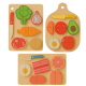 Set De Fruits Et Légumes À Découper En Bois Jouet Éducatif Montessori Pour Cuisine et Dinette Enfants Dès 2 Ans