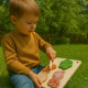 Set De Fruits Et Légumes À Découper En Bois Jouet Éducatif Montessori Pour Cuisine et Dinette Enfants Dès 2 Ans