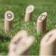 Jeu De Quilles Nordiques En Bois Compact Pour Enfants Et Adultes Jeu d'Adresse Et De Précision Idéal en Extérieur - Dès 6 Ans